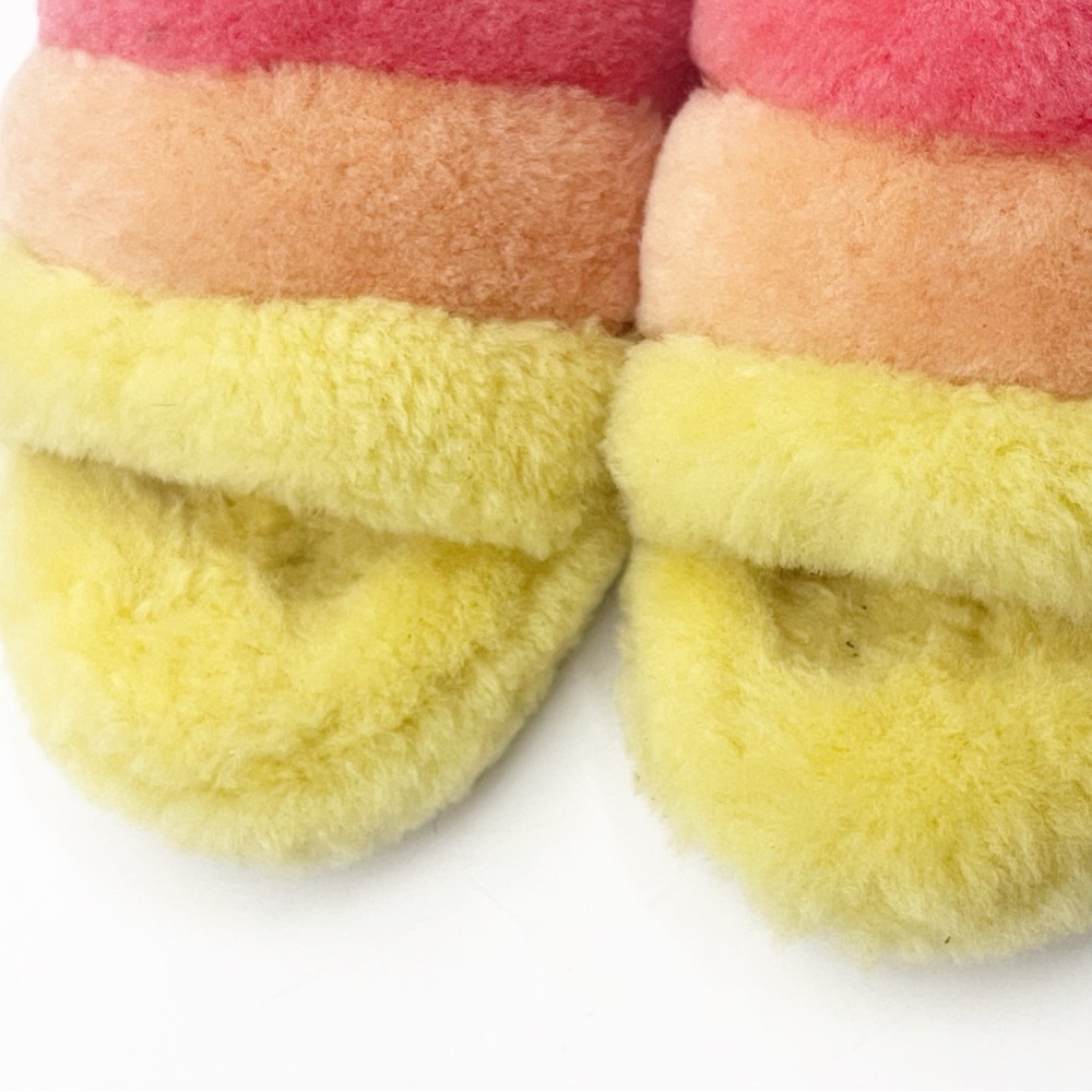 UGG Fluff Yeah Multicolored Heel Strap Slippers S… - image 7